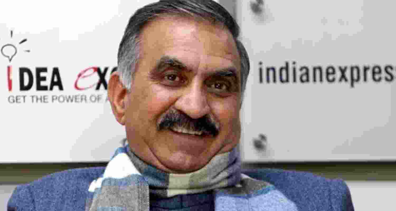 Chief Minister Sukhvinder Singh Sukhu.