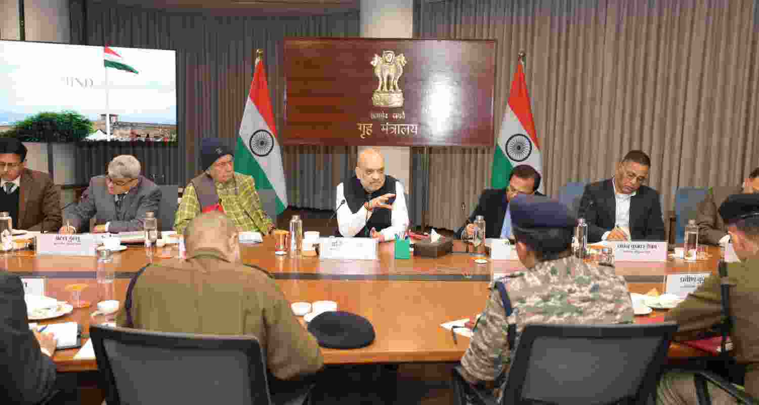 Amit Shah chairs security review on Jammu and Kashmir