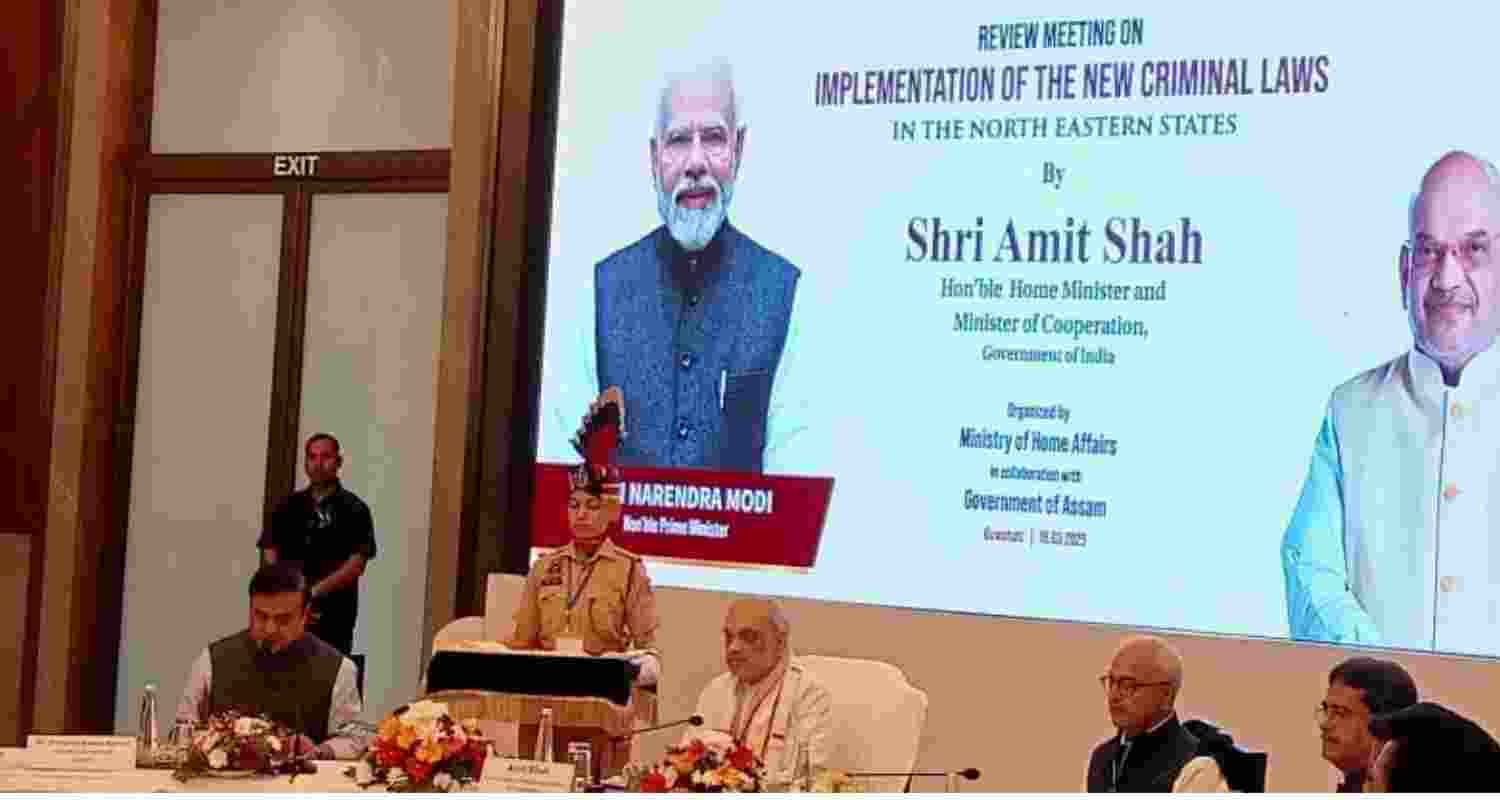 Amit Shah reviews new criminal law rollout in NE states