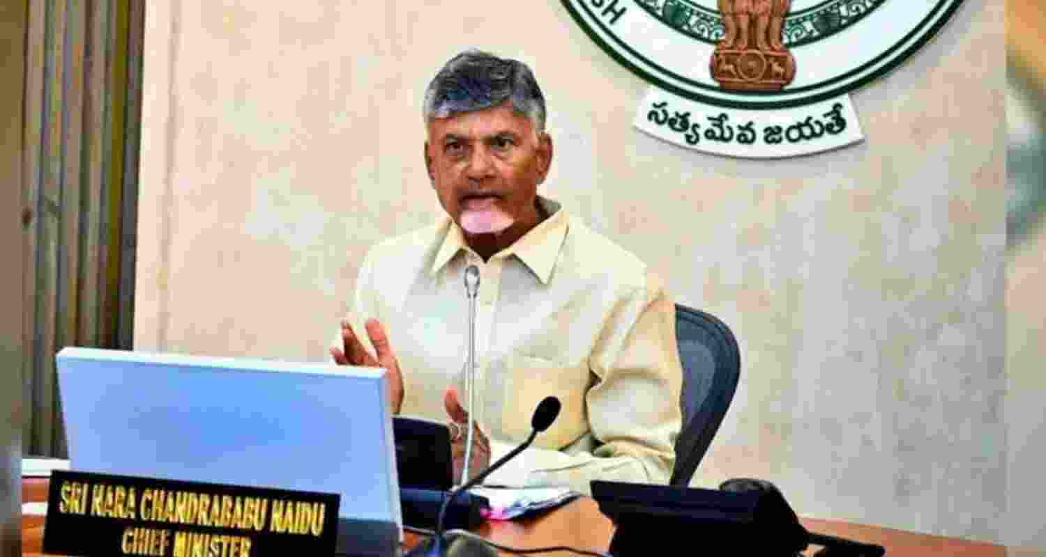 Andhra Pradesh CM N Chandrababu Naidu - file image.
