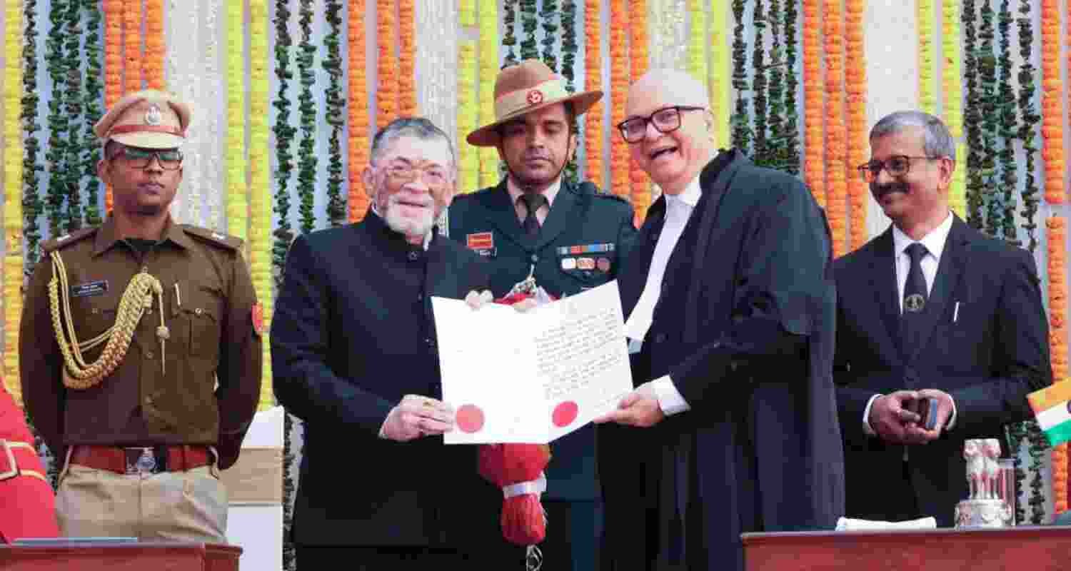 Justice MS Sonak takes oath as Chief Justice of Jharkhand HC