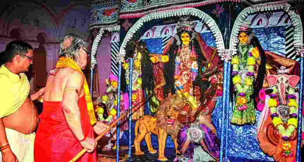 Tripura’s unique two-armed Durga Puja enters its 148th year, honouring a centuries-old royal tradition.