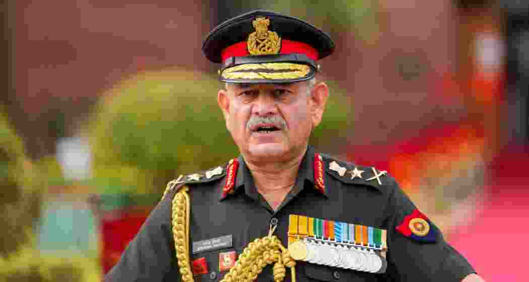 A file photo of Army Chief General Upendra Dwivedi. 
