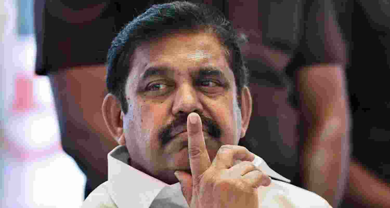AIADMK leader General Secretary Edappadi K Palaniswami - file image.