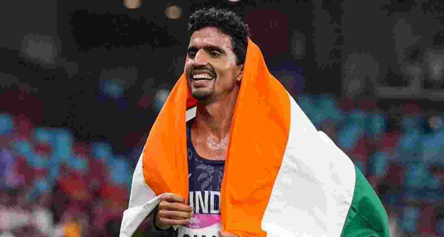 Gulveer Singh ran a well calculated race to eventually leave behind his rivals by a fair distance.