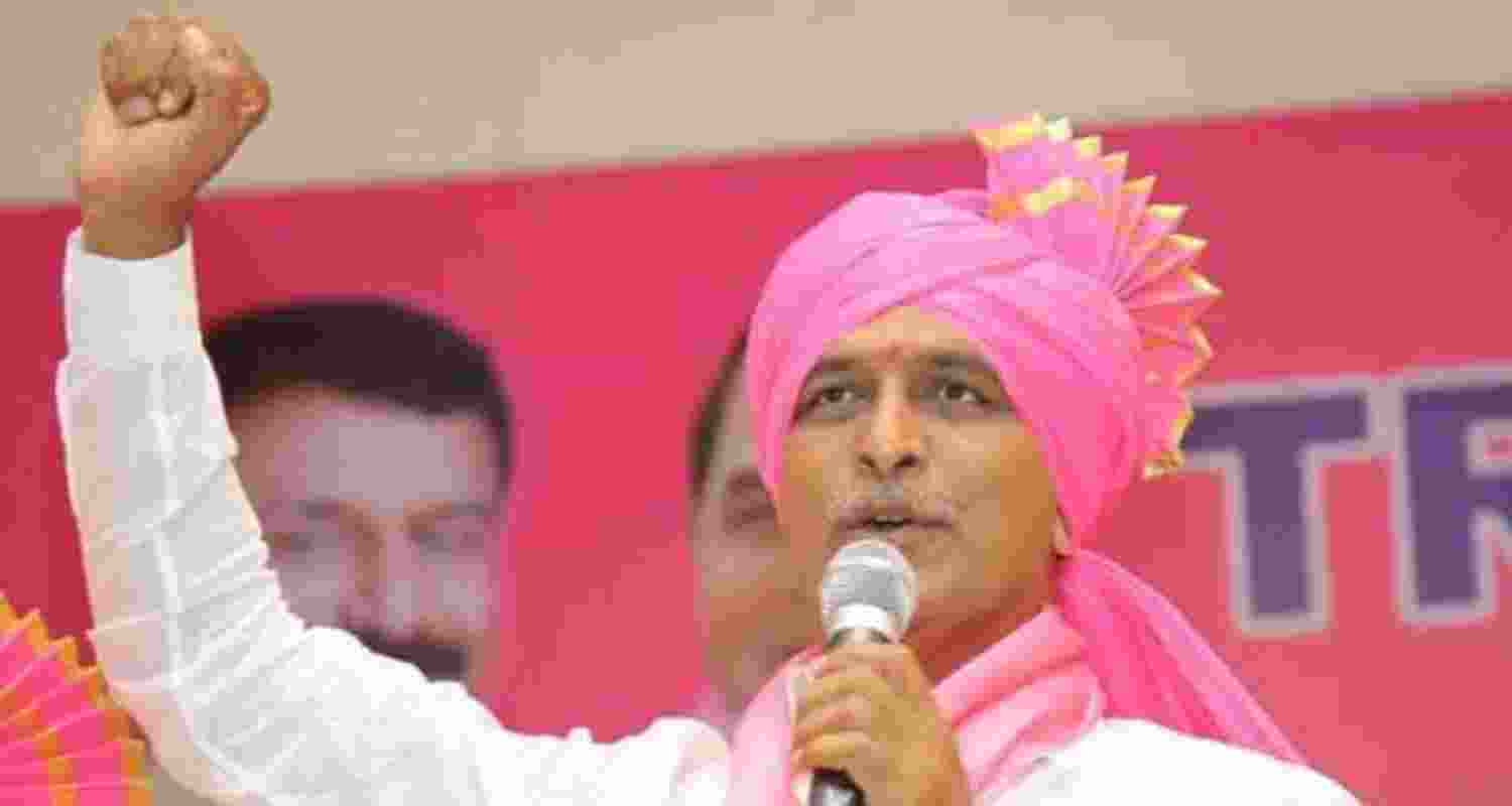 BRS leader T Harish Rao - file image.