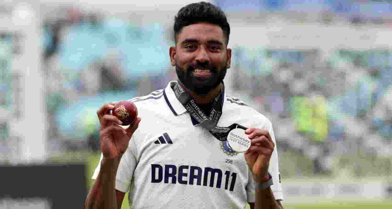India’s frontline pacer Mohammed Siraj.