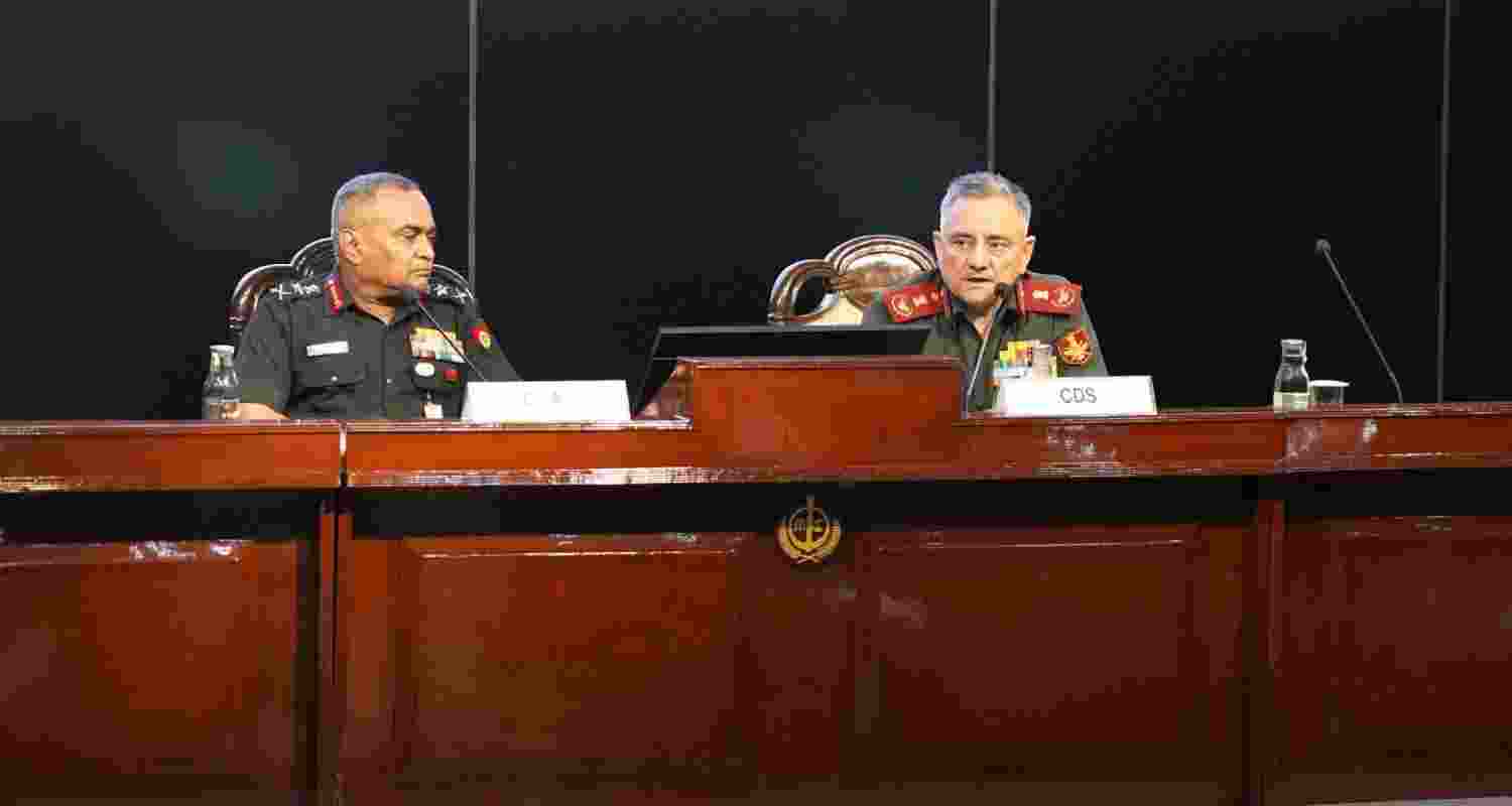 'Parivartan Chintan' Conf to be chaired by the CDS on 8th April to promote convergence. Image X.