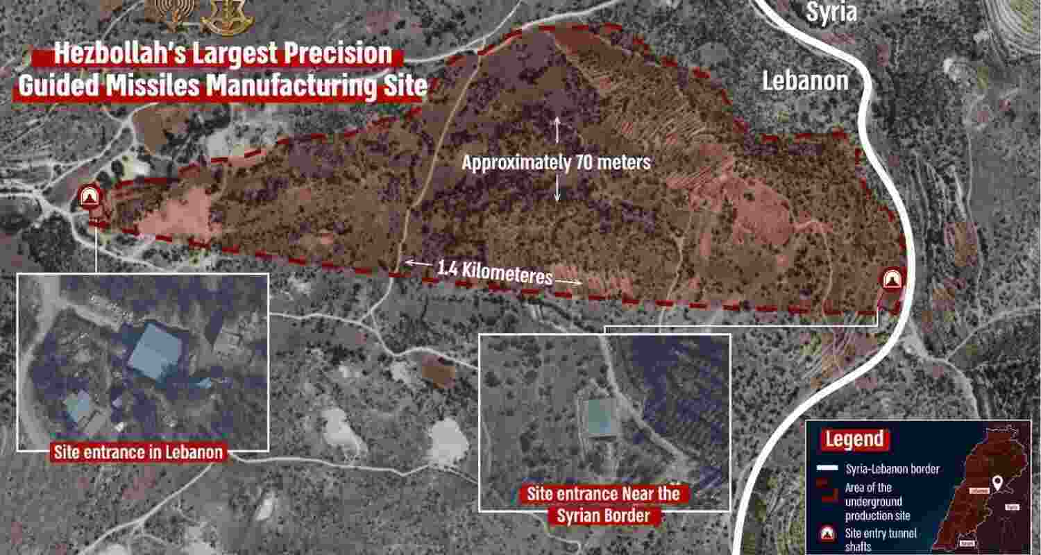Hezbollah’s largest precision-guided missiles manufacturing site, 1.4km wide and 70m underground, was struck and dismantled by IAF fighter jets yesterday. 