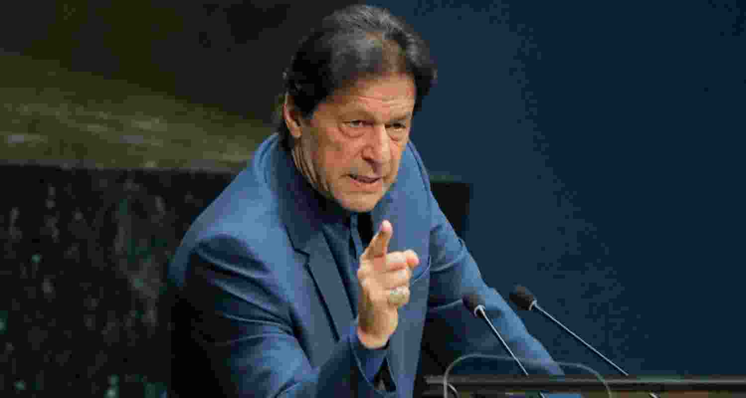 Former Pakistan PM Imran Khan at the United Nations