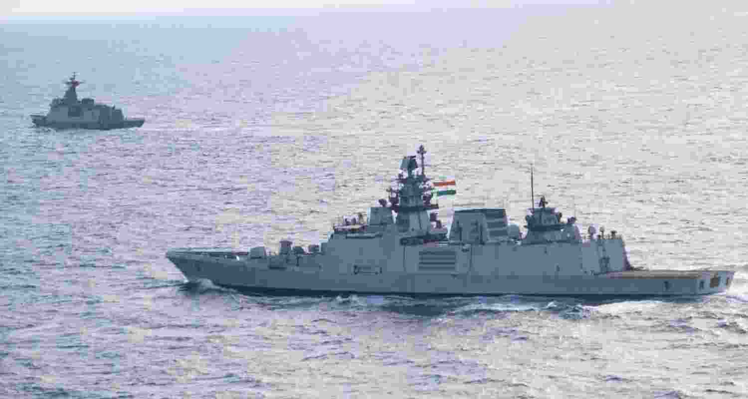 INS Sahyadri conducts joint drills with Philippine ship BRP Jose Rizal. 
