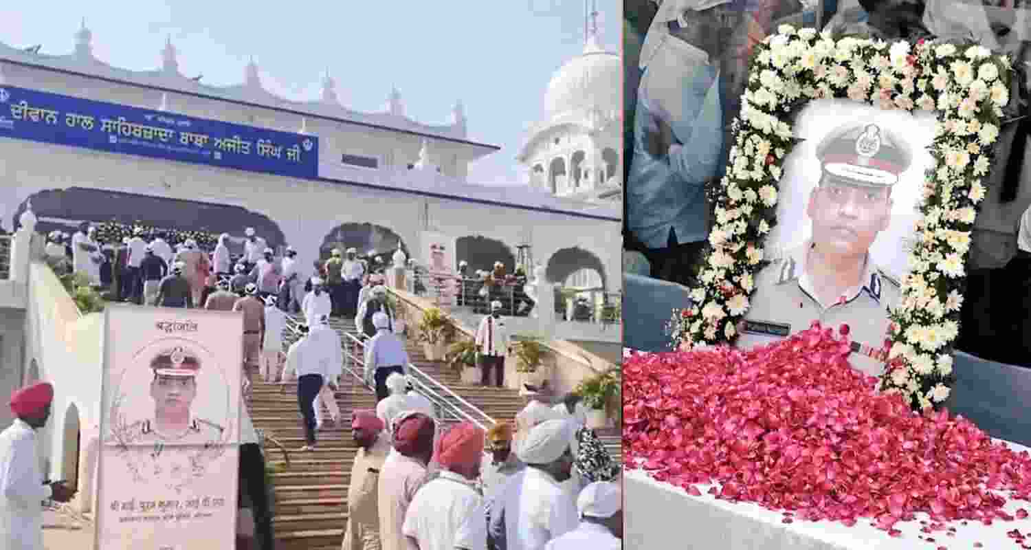 Politicians attend 'antim ardas' of Haryana IPS officer Y Puran