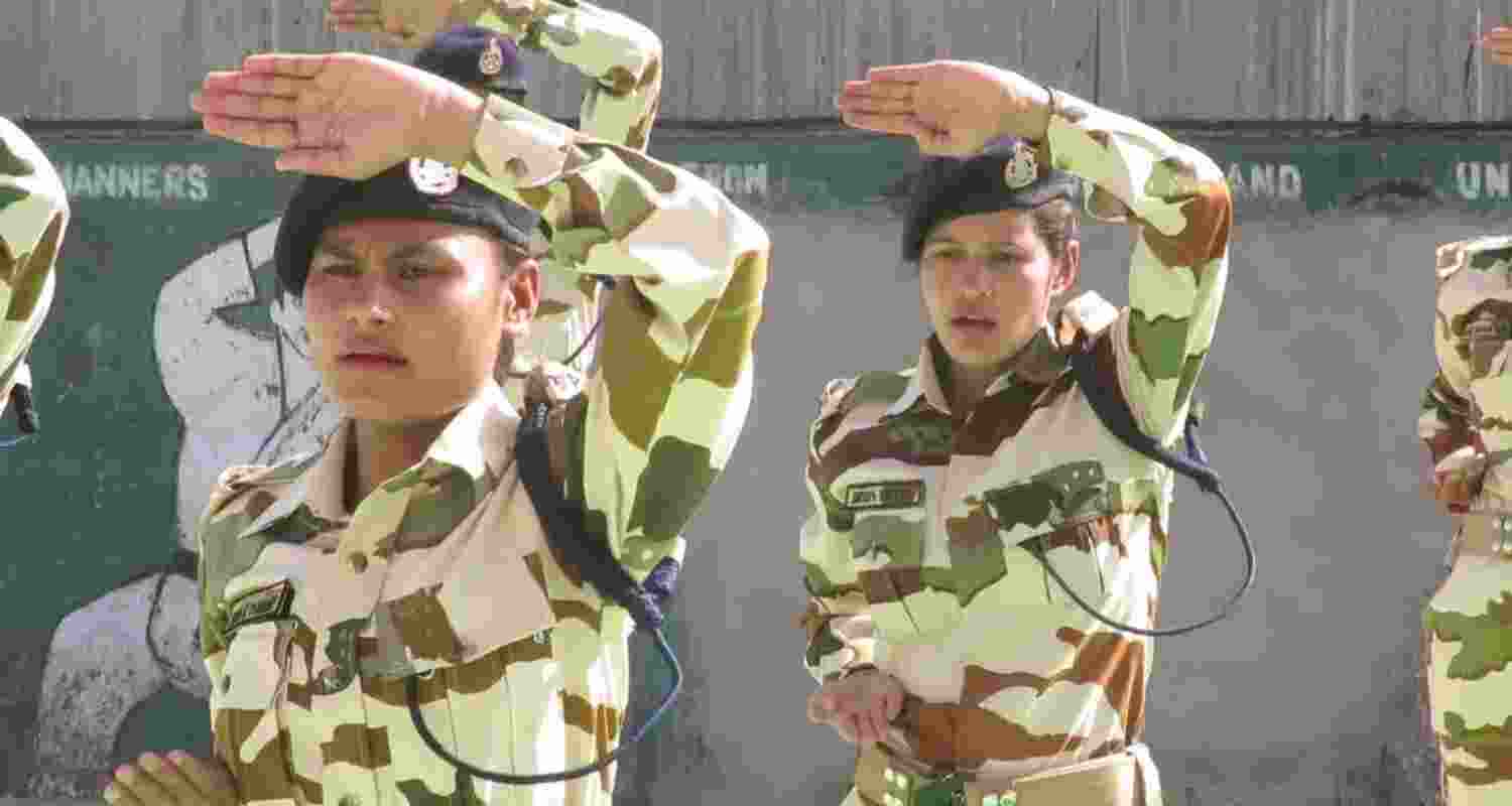 A file photo of ITBP women officials. 