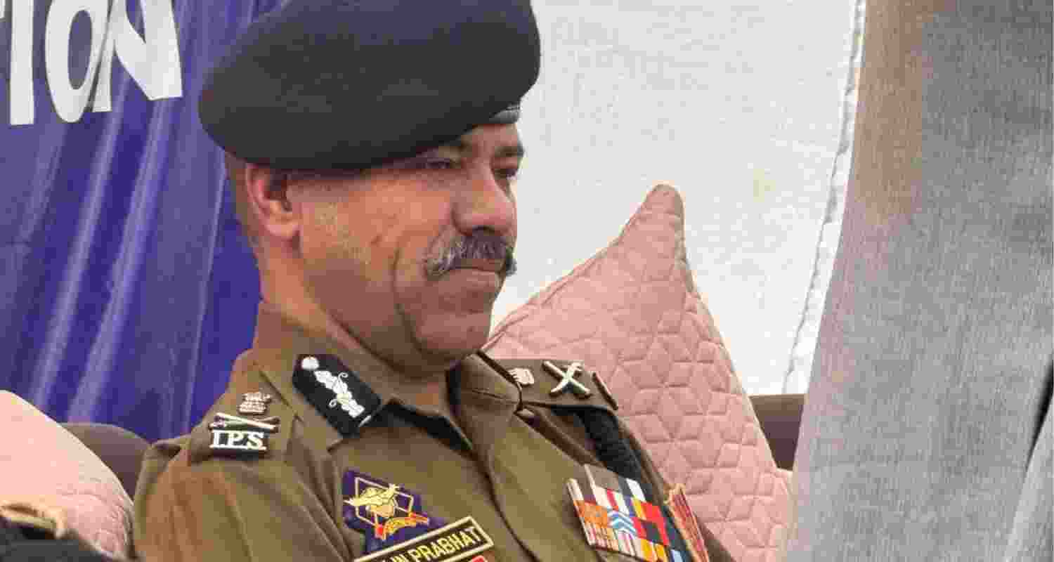 Jammu and Kashmir DGP Nalin Prabhat. Image: X