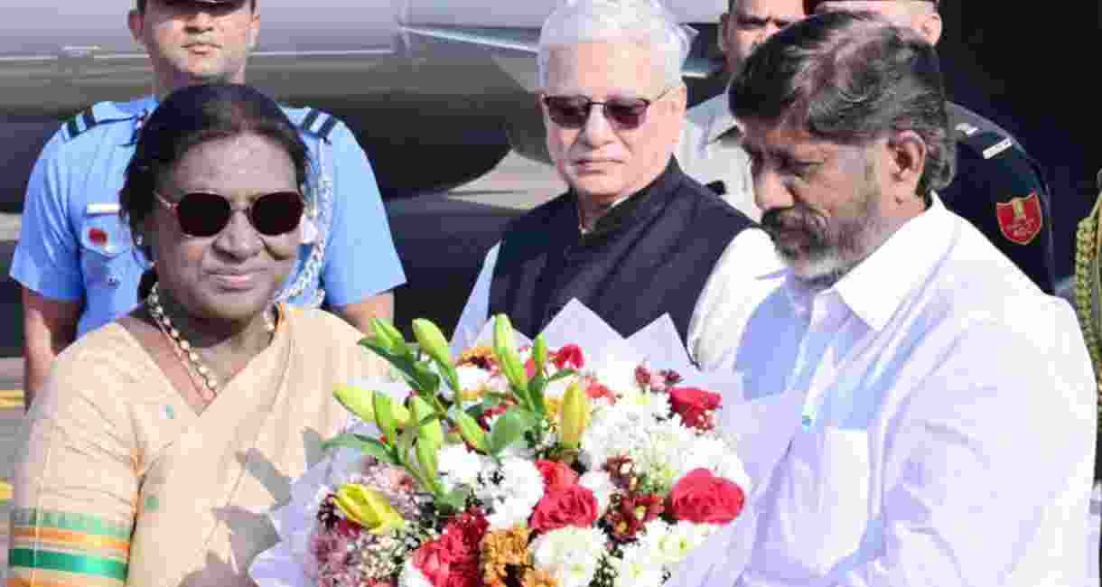 President Murmu arrives in Hyderabad for winter sojourn