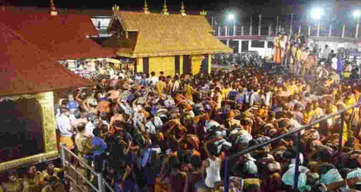Sabarimala temple.