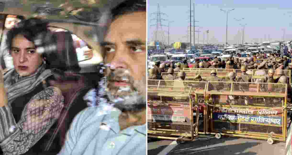 Rahul, Priyanka stopped at Ghazipur border on way to Sambhal 