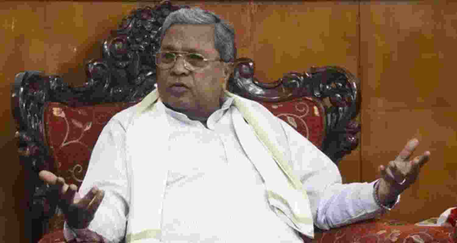 Karnataka Chief Minister Siddaramaiah. 