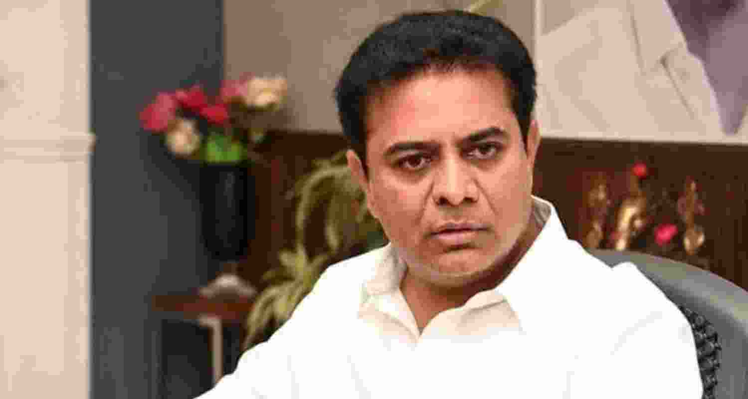 BRS leader KT Rama Rao.