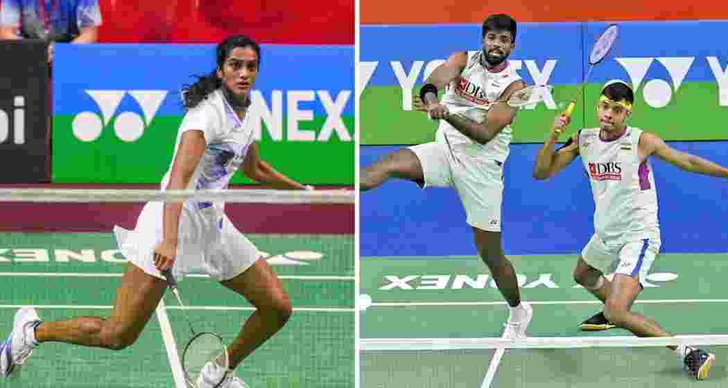 PV Sindhu and India’s men’s doubles pair Satwiksairaj Rankireddy and Chirag Shetty during international tournaments.