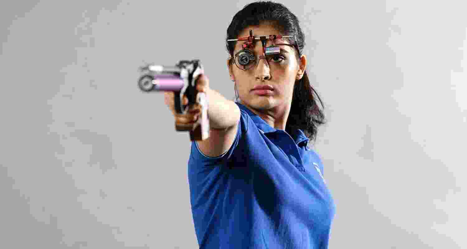Indian olympic shooter Manu Bhaker.