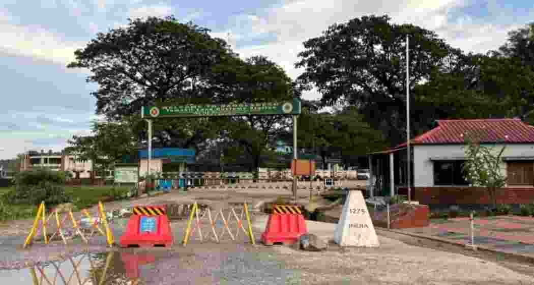 The India-Bangladesh Friendship Border at Dawki in Meghalaya, a key entry point along the international boundary, where security has been tightened amid heightened vigilance against illegal crossings.