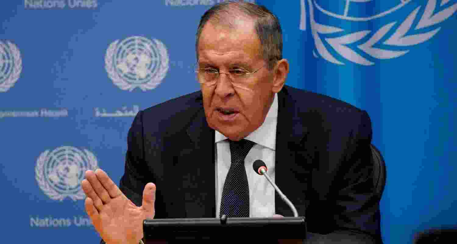 Russia’s foreign minister Sergey Lavrov.