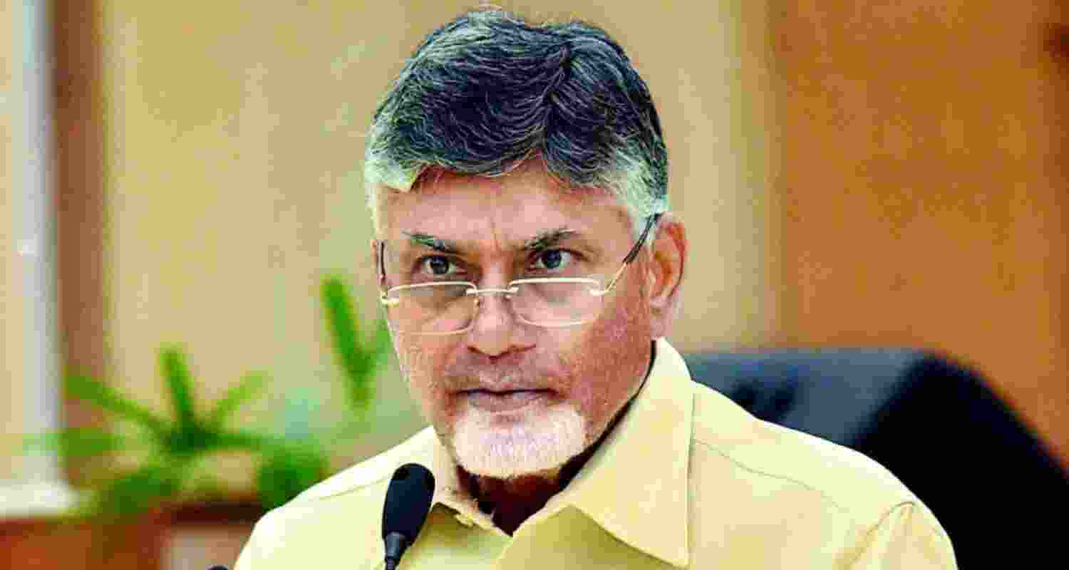 Andhra Pradesh Chief Minister N Chandrababu Naidu - file image.