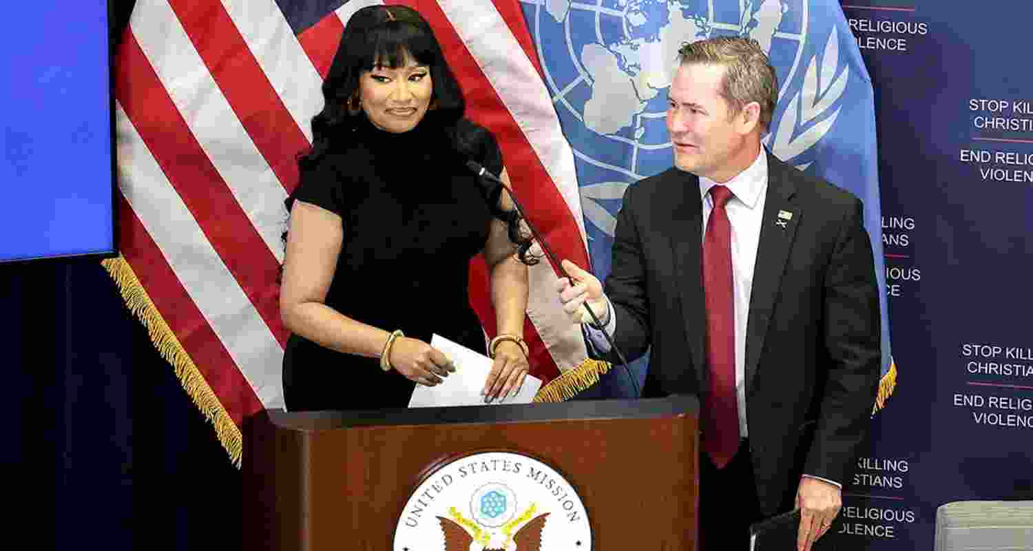 Nicki Minaj highlights plight of Nigerian Christians at UN