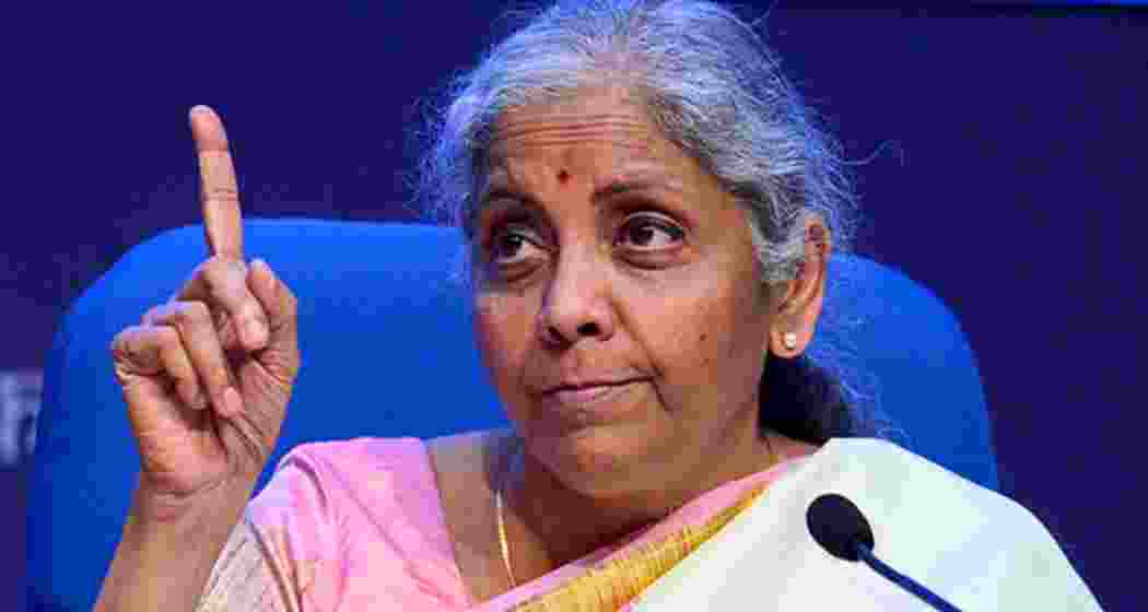 File photo of Union Minister Nirmala Sitharaman.