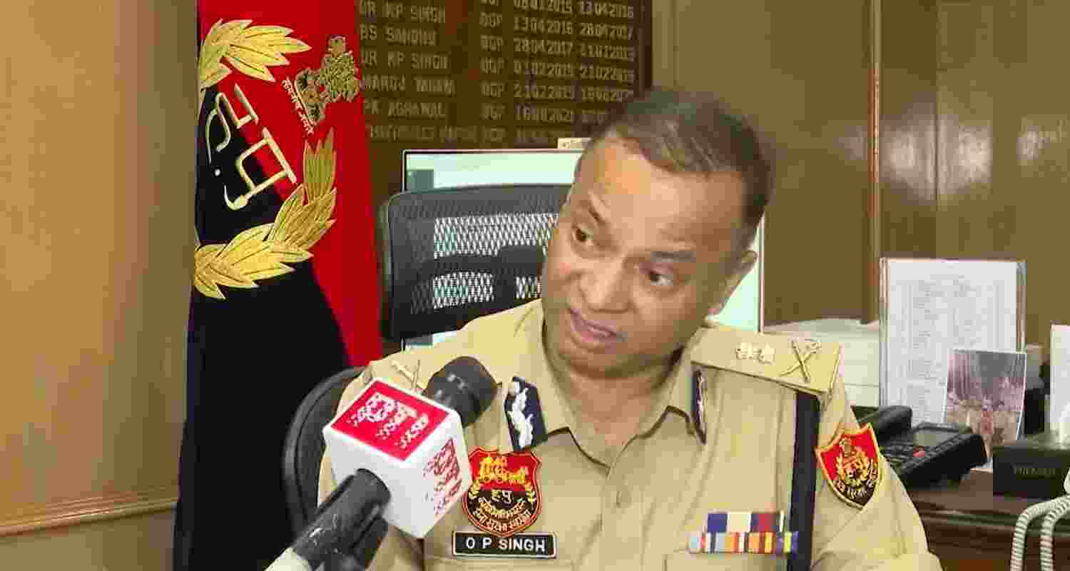 Haryana DGP O P Singh. 