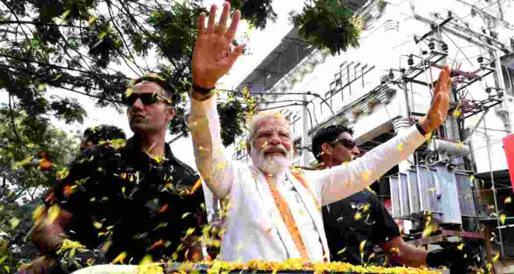 File photo of Prime Minister Narendra Modi during an election campaign.