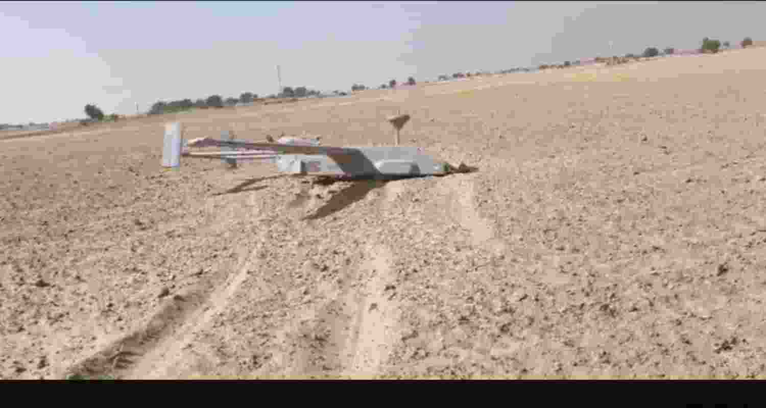 IAF RPA made a safe forced landing near Jaisalmer. 