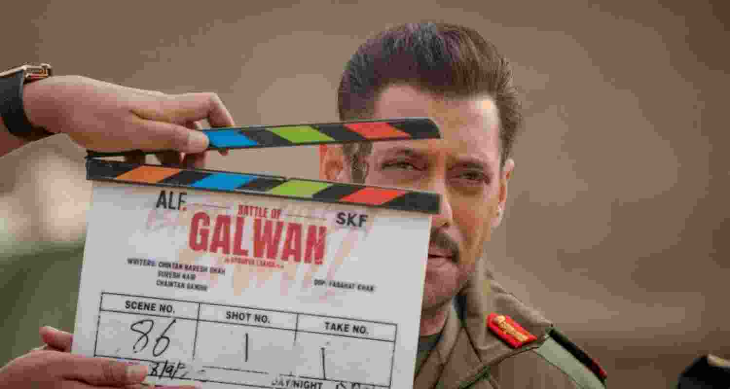 The 59-year-old actor dropped a behind-the-scene picture from the film’s set on his Instagram handle.