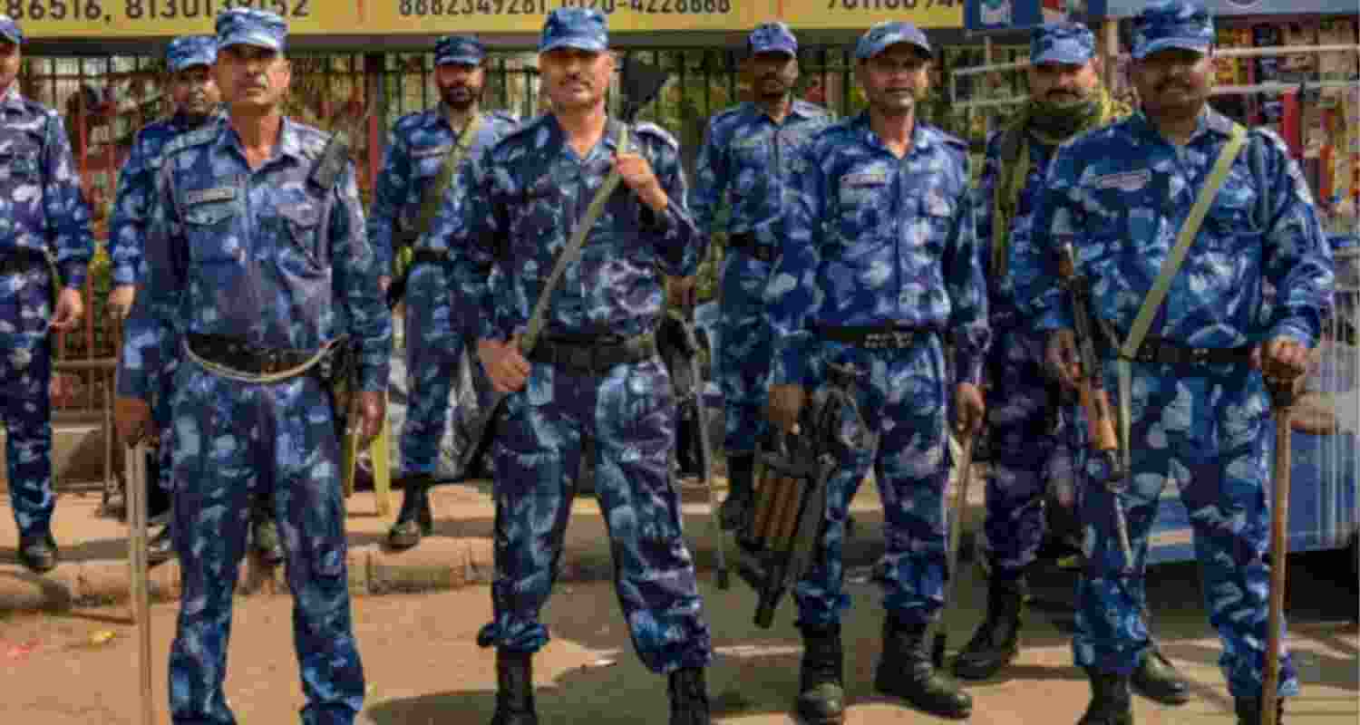 Security forces to control situation.