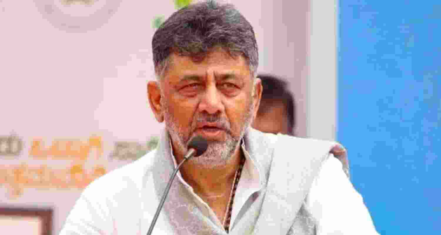 Karnataka Deputy Chief Minister DK Shivakumar - file image.