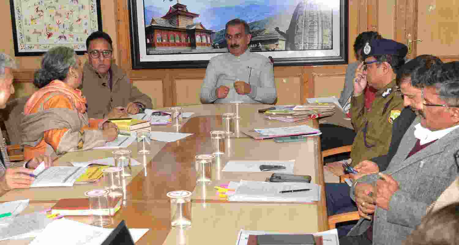 Himachal CM announces plans for police modernisation. 
