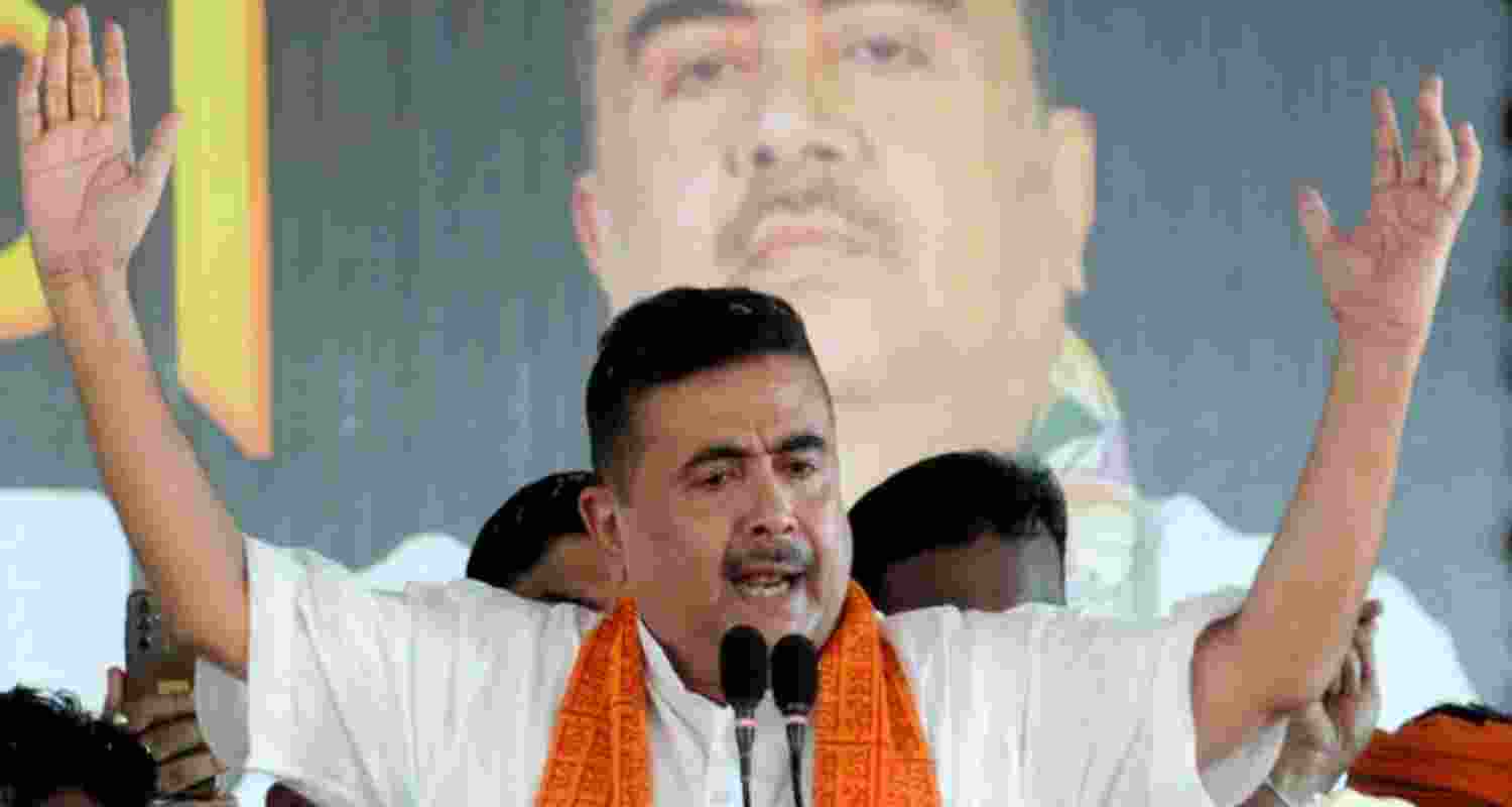 Leader of Opposition in the West Bengal Legislative Assembly, Suvendu Adhikari - file image.