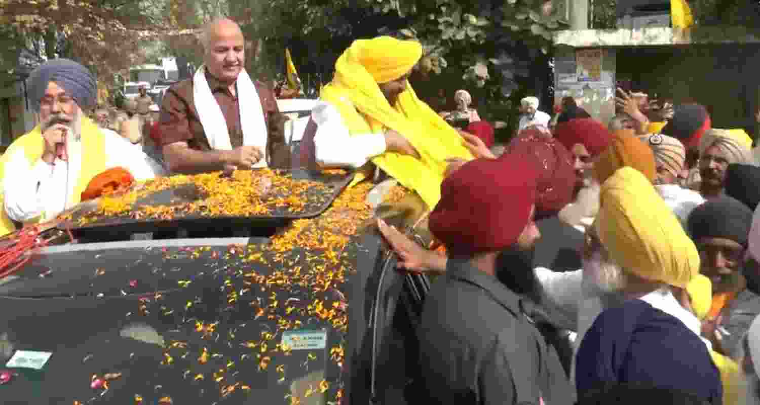 Punjab CM Bhagwant Mann campaigned for AAP in the Tarn Taran bypoll. 