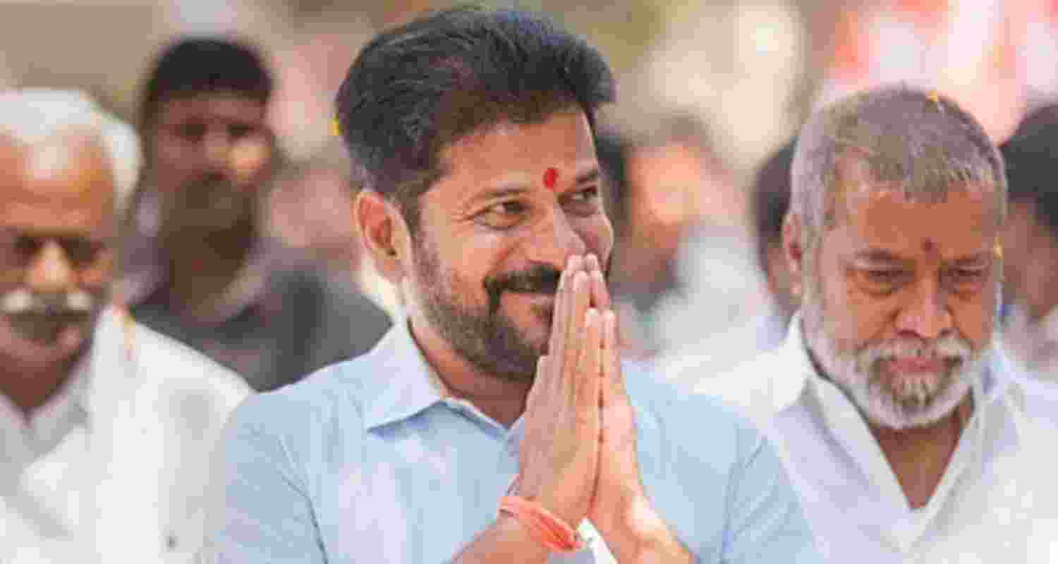 Telangana Chief Minister A Revanth Reddy - file image.