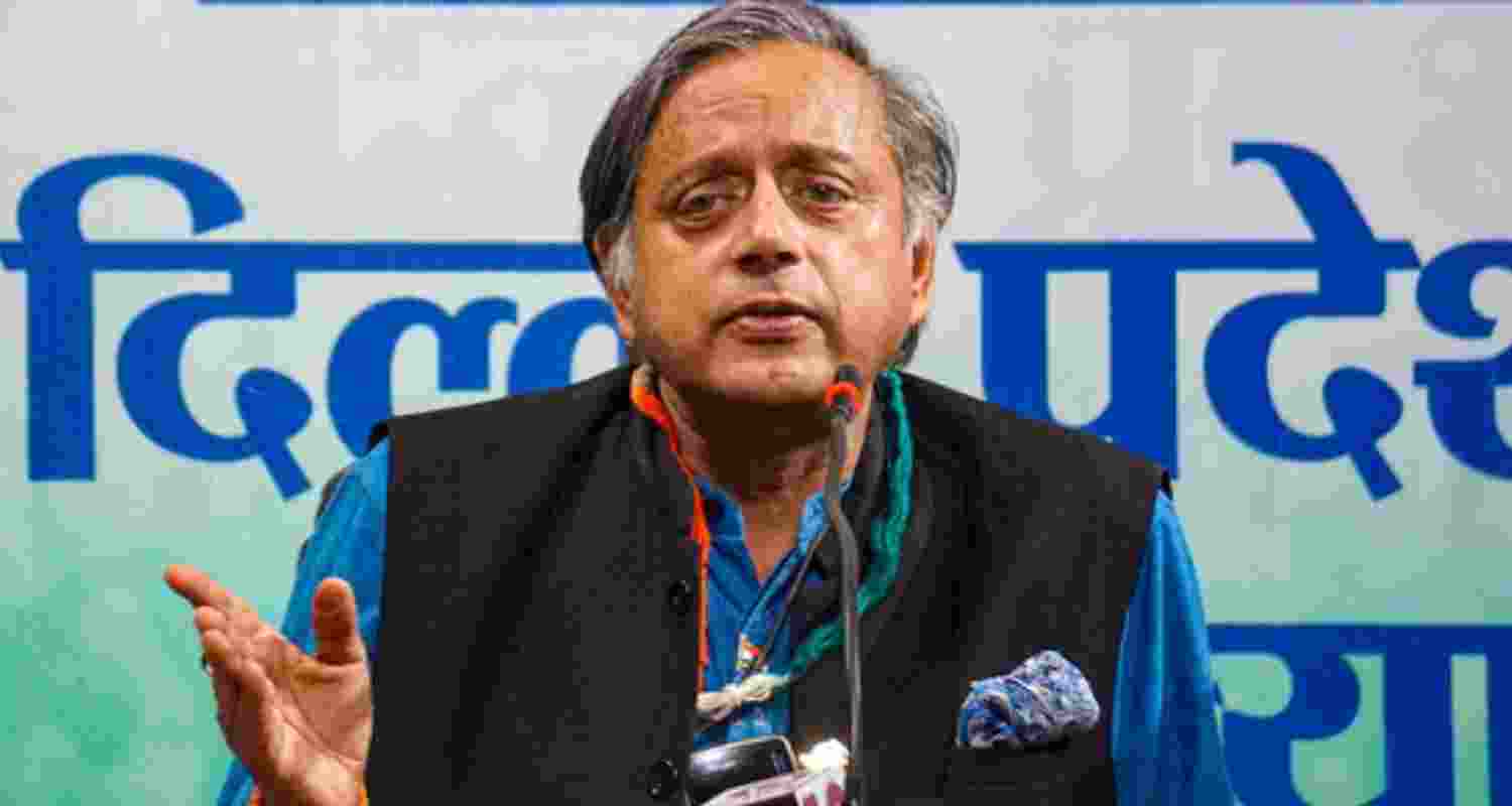 Congress MP Shashi Tharoor - file image. 