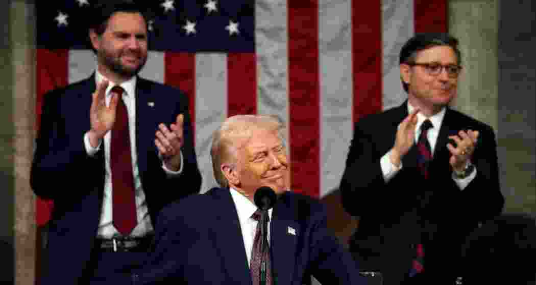 US President Donald Trump delivers a speech to a joint session of Congress. (Image:X)