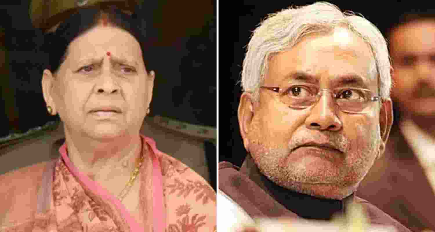 Rabri Devi claims Nitish Kumar consumes bhang in House.