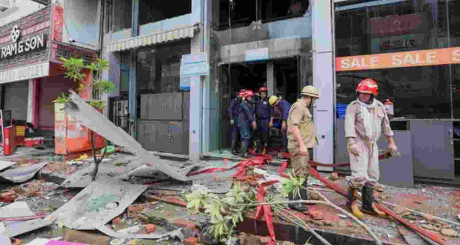 Two bodies retrieved from fire struck Mark in Delhi's Karol Bagh
