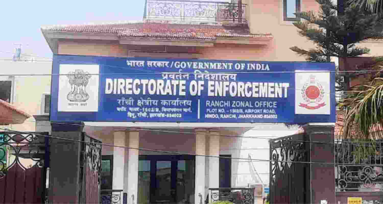 ED raids several locations in Ranchi in land scam case.