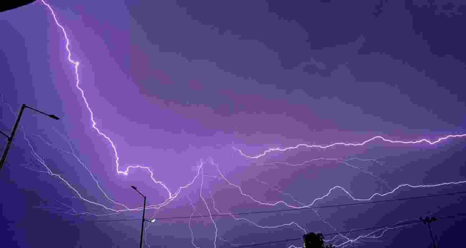 Yellow alert in Jharkhand after lightning deaths. Image for representative use only.