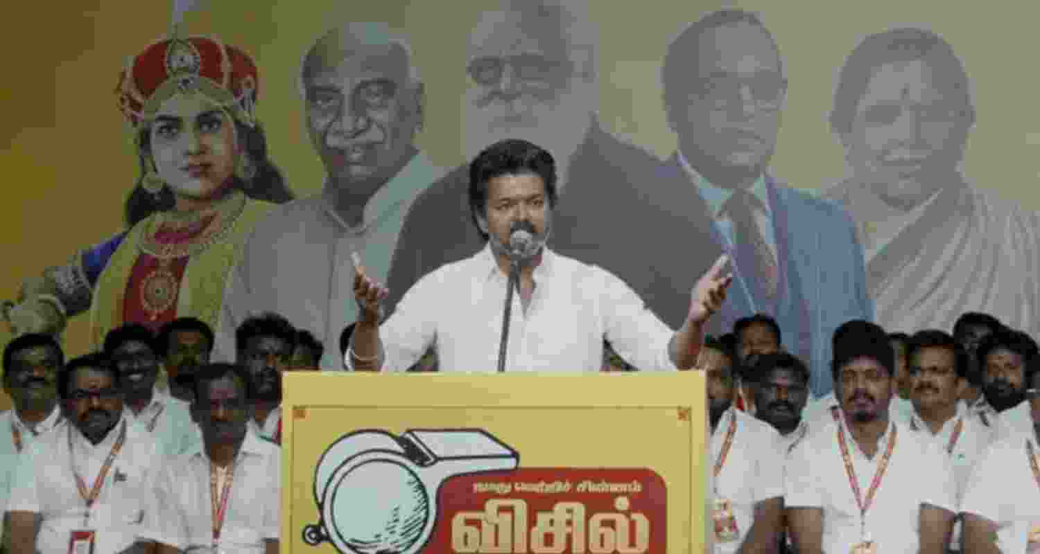 Actor-turned-politician, Vijay - file image.