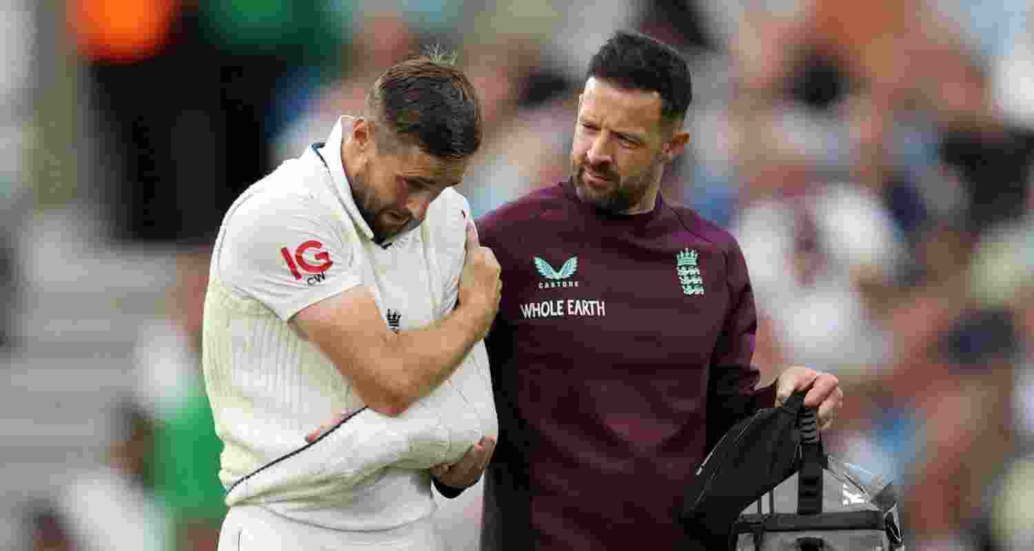 Seamer Chris Woakes ruled out of the final Test due to shoulder injury.