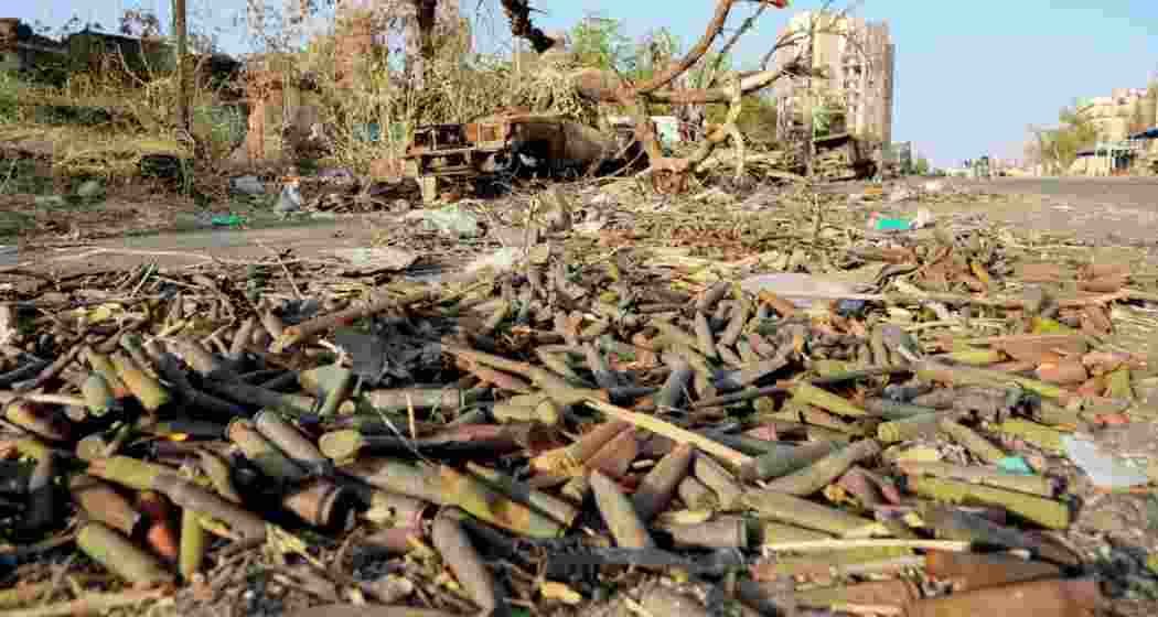 Sudan's battered capital has turned into a minefield with unexploded shells all over the place.