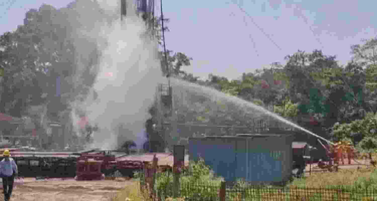Gas leakage rages in Assam well blowout